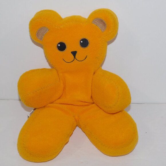 VTG Ikea 2003 Yellow Unicef Brum Bendable Poseable plush Teddy Bear 13" stuffed - Picture 5 of 7